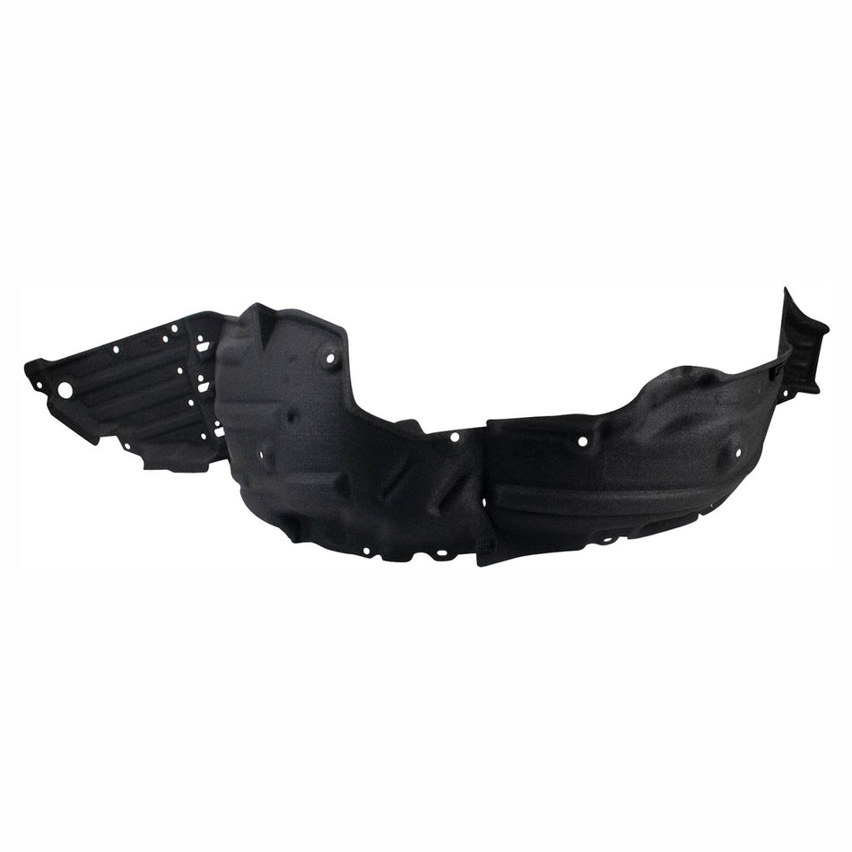 Driver side replacement fender liners and splash shields