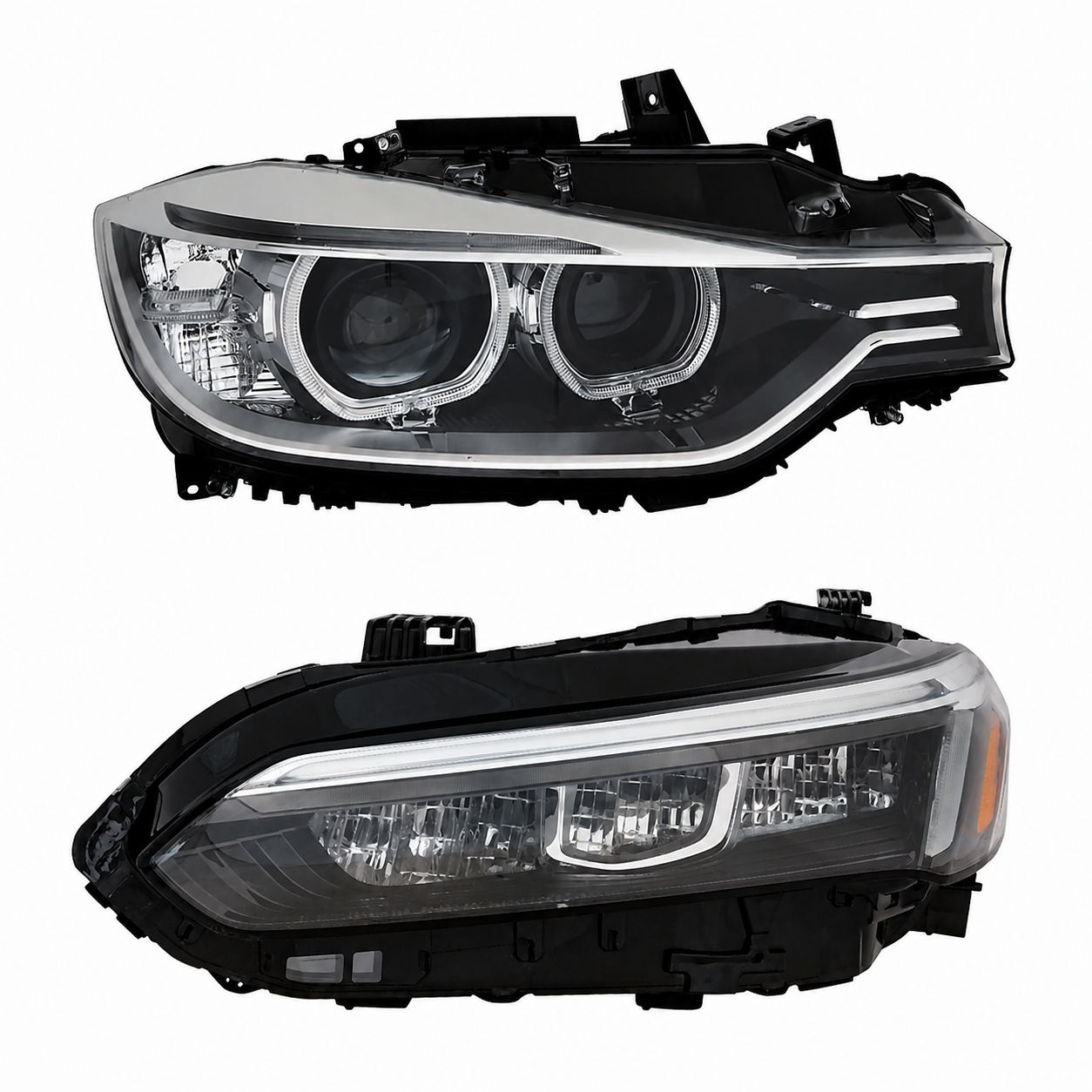 Replacement headlight assemblies for cars and SUVs