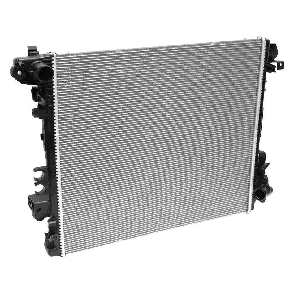 Jeep Wrangler replacement radiator assemblies and components