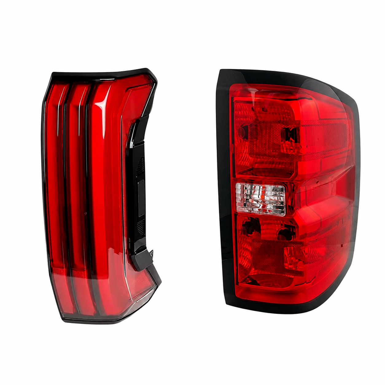 Replacement tail light assemblies for cars and SUVs