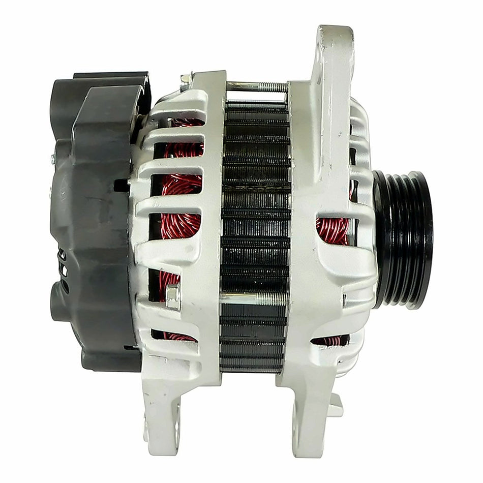 2000-2009 Hyundai Accent Sedan Alternator, left-side view, 2-11011