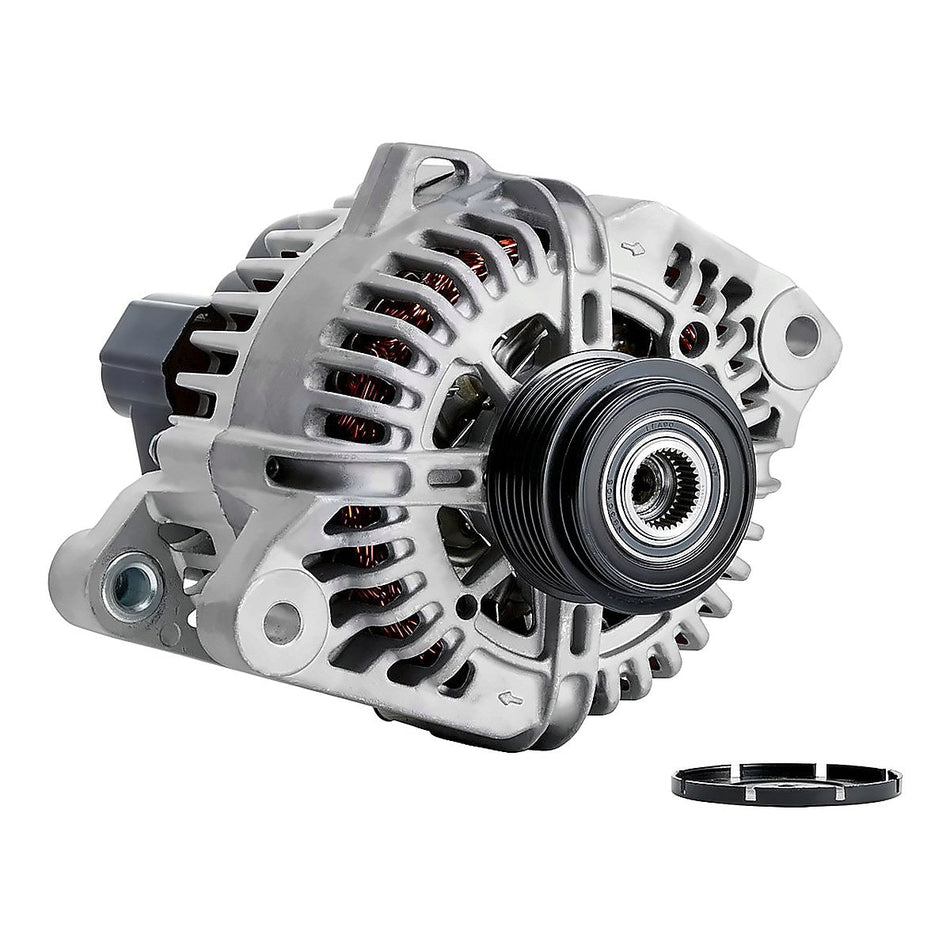2006-2013 Hyundai Sonata Alternator, left-side view, 2-11189