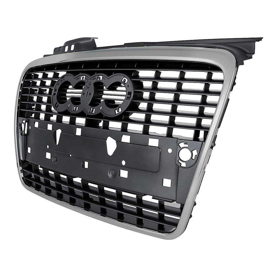 2007-2009 Audi S4 Cabrio Convertible Grille, left-side view, AU1200112