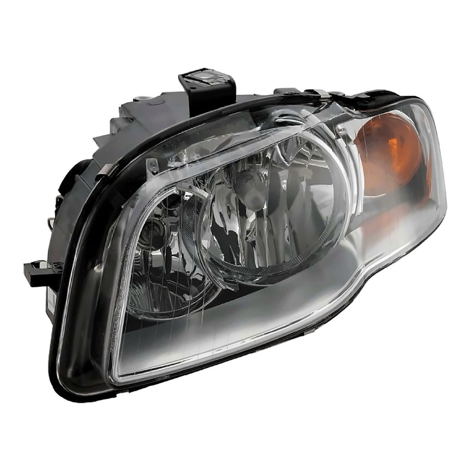 2007-2009 Audi S4 Cabrio Convertible Head Lamp, driver side, left-side view, AU2502128