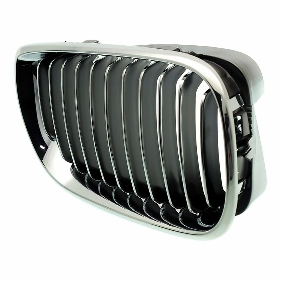 2002-2005 BMW 3 Series Sedan Grille, passenger side, left-side view, BM1200129