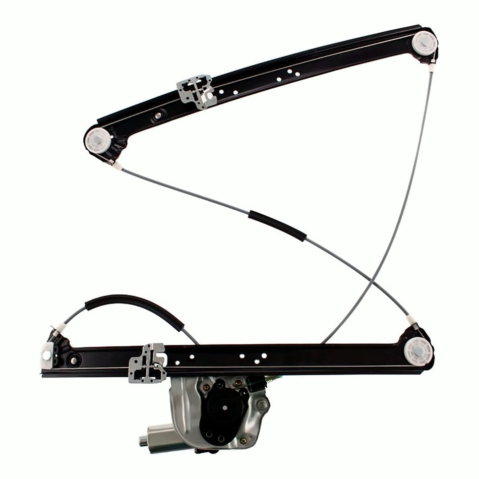 2000-2006 BMW X5 Window Regulator, front passenger side, left-side view, BM1351110