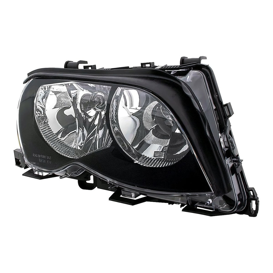 2002-2005 BMW 3 Series Sedan Head Lamp, passenger side, left-side view, BM2503122