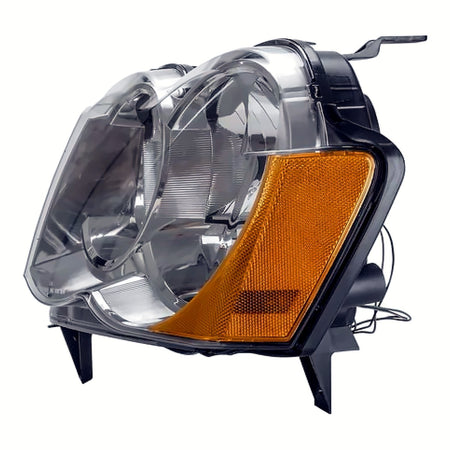 2008-2010 Jeep Grand Cherokee Head Lamp, driver side, bottom view, CH2518131