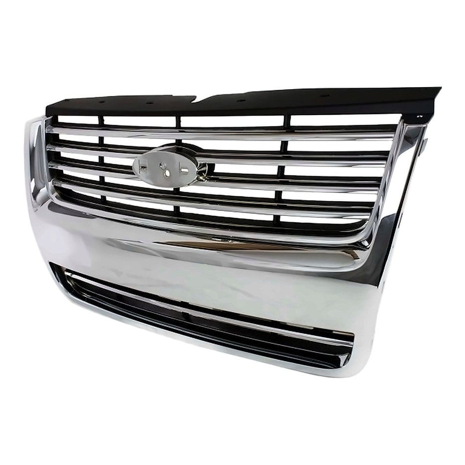 2006-2010 Ford Explorer Limited Grille, left-side view, FO1200476