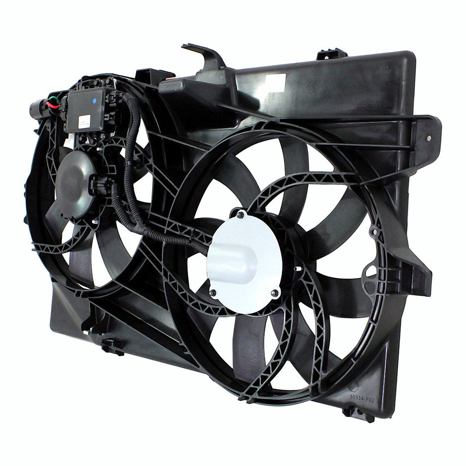 2007-2015 Lincoln Mkx Cooling Fan, left-side view, FO3115177U