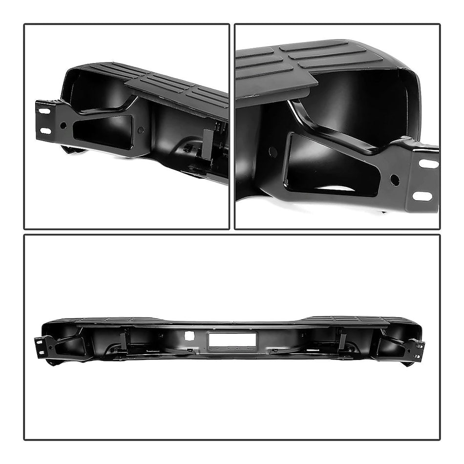 2007 GMC Sierra Classic Bumpers, rear, left-side view, GM1103124