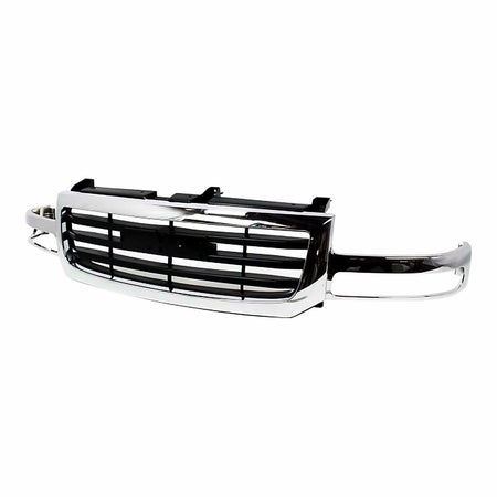 2003-2006 GMC Sierra 1500 Grille, left-side view, GM1200475
