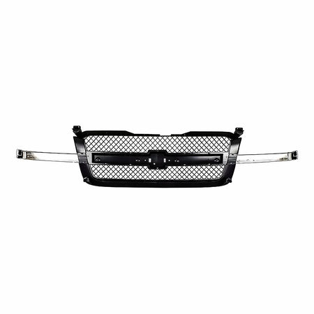 2003-2005 Chevrolet Silverado 1500 Grille, rear view, GM1200489