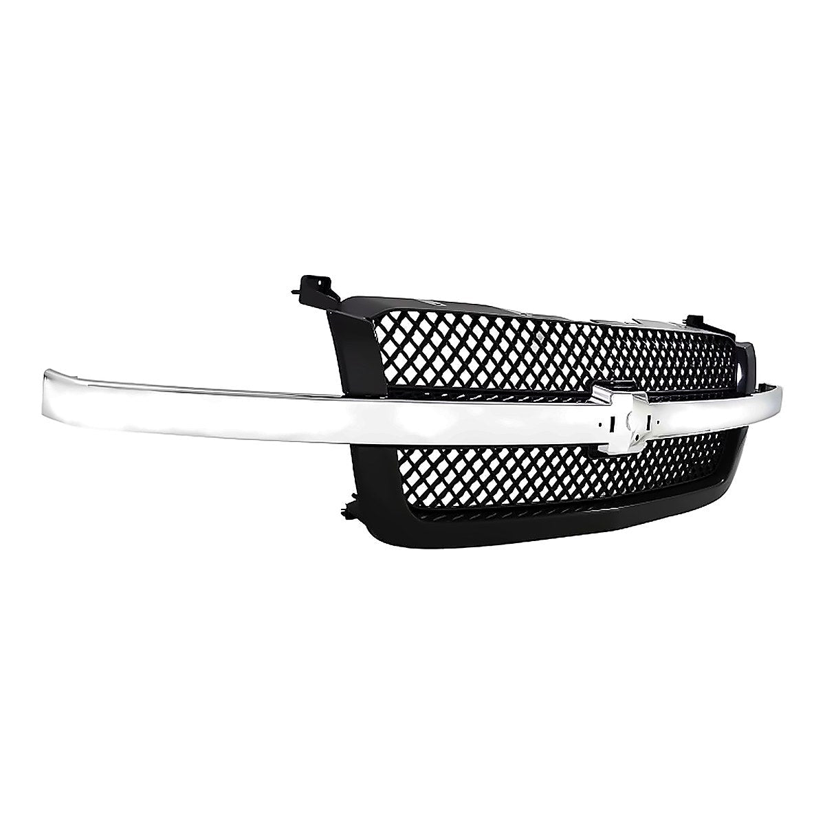2003-2005 Chevrolet Silverado 1500 Grille, detail view 3, GM1200489