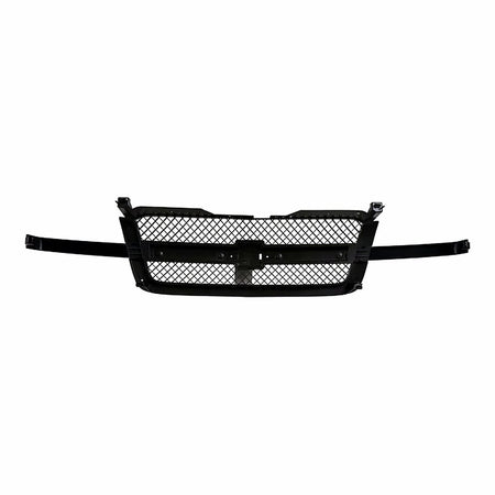 2003-2005 Chevrolet Silverado 1500 Grille, bottom view, GM1200557