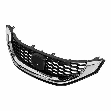 2013-2015 Honda Civic Sedan Grille, top view, HO1202109
