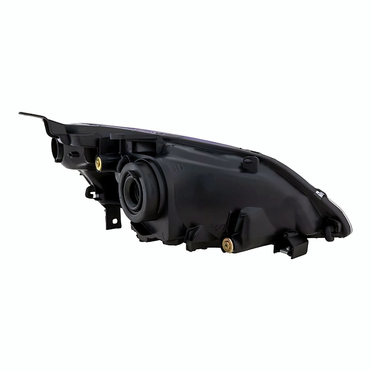 2003 Honda Civic Hybrid Head Lamp, driver side, bottom view, HO2502116