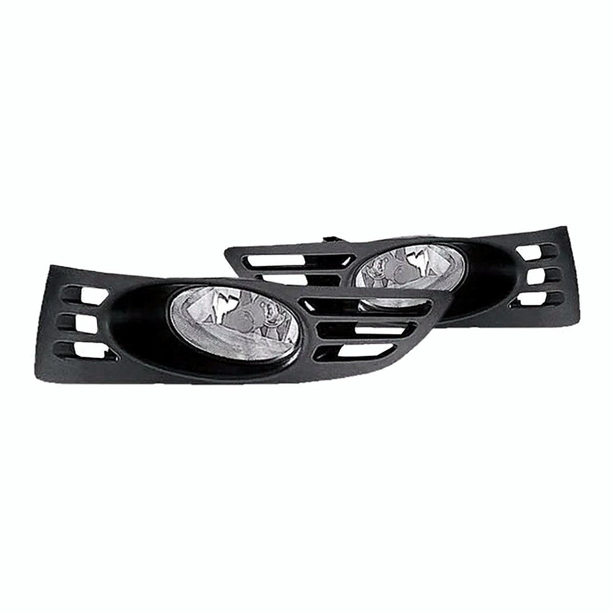 2003-2005 Honda Accord Coupe Fog Lights, front passenger side, rear view, HO2590111