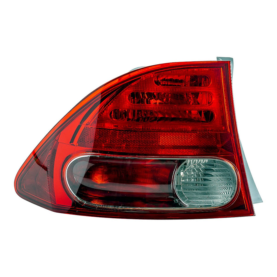 2006-2008 Honda Civic Sedan Tail Lights, driver side, left-side view, HO2800166