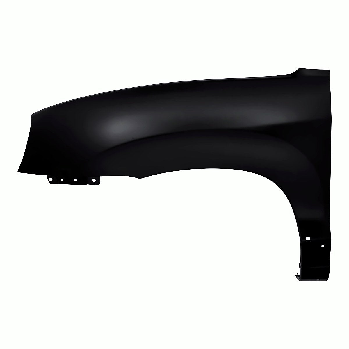 2001-2006 Hyundai Santa Fe Fender Front Driver Side With Moulding Hole - product view, Part HY1240119