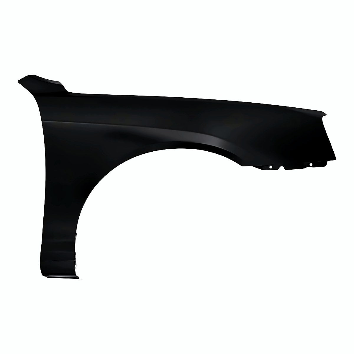 2001-2006 Hyundai Elantra Fender Front Passenger Side Without Side Lamp Hole - product view, Part HY1241121