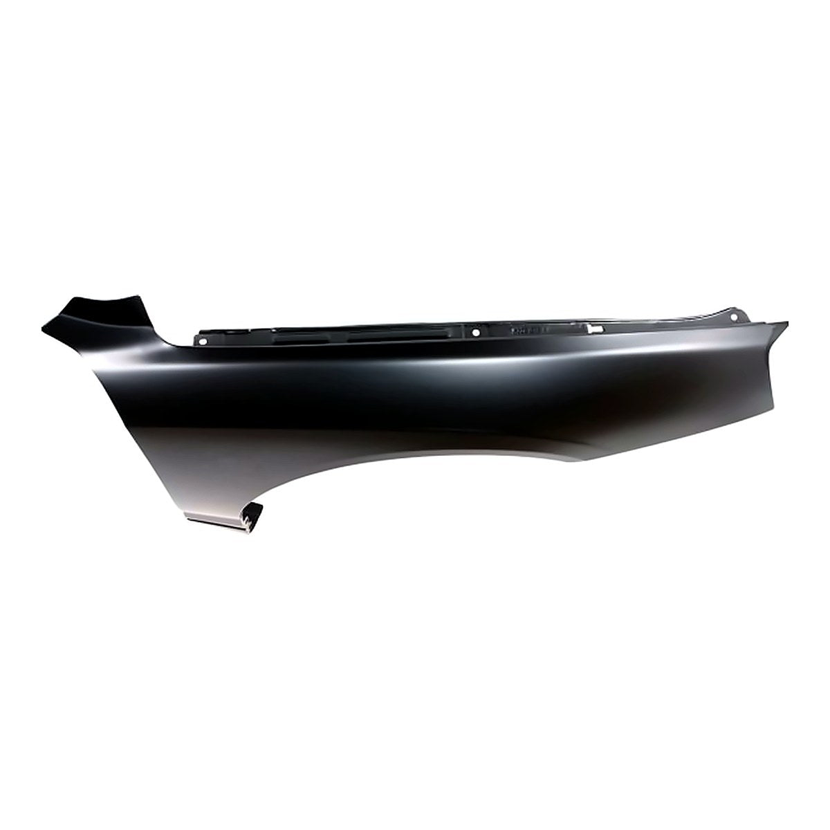 2001-2006 Hyundai Elantra Fender Front Passenger Side Without Side Lamp Hole - opposite side angle, Part HY1241121