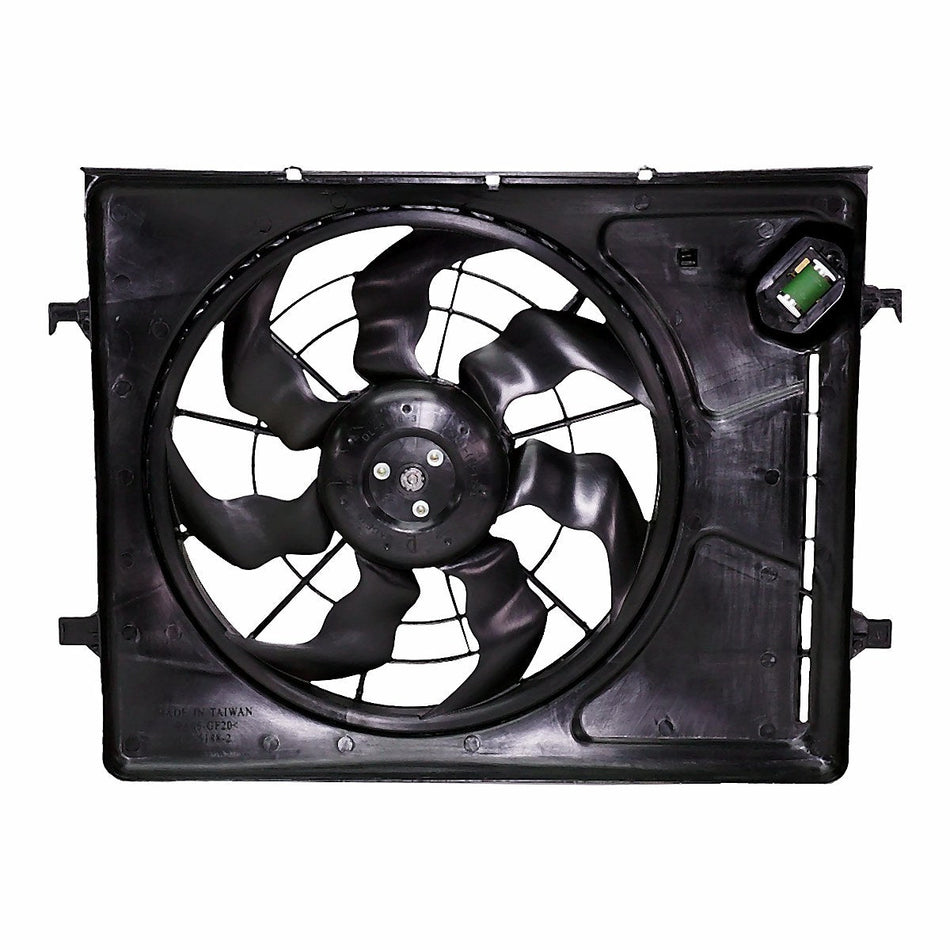 2007-2010 Hyundai Elantra Cooling Fan, left-side view, HY3115120
