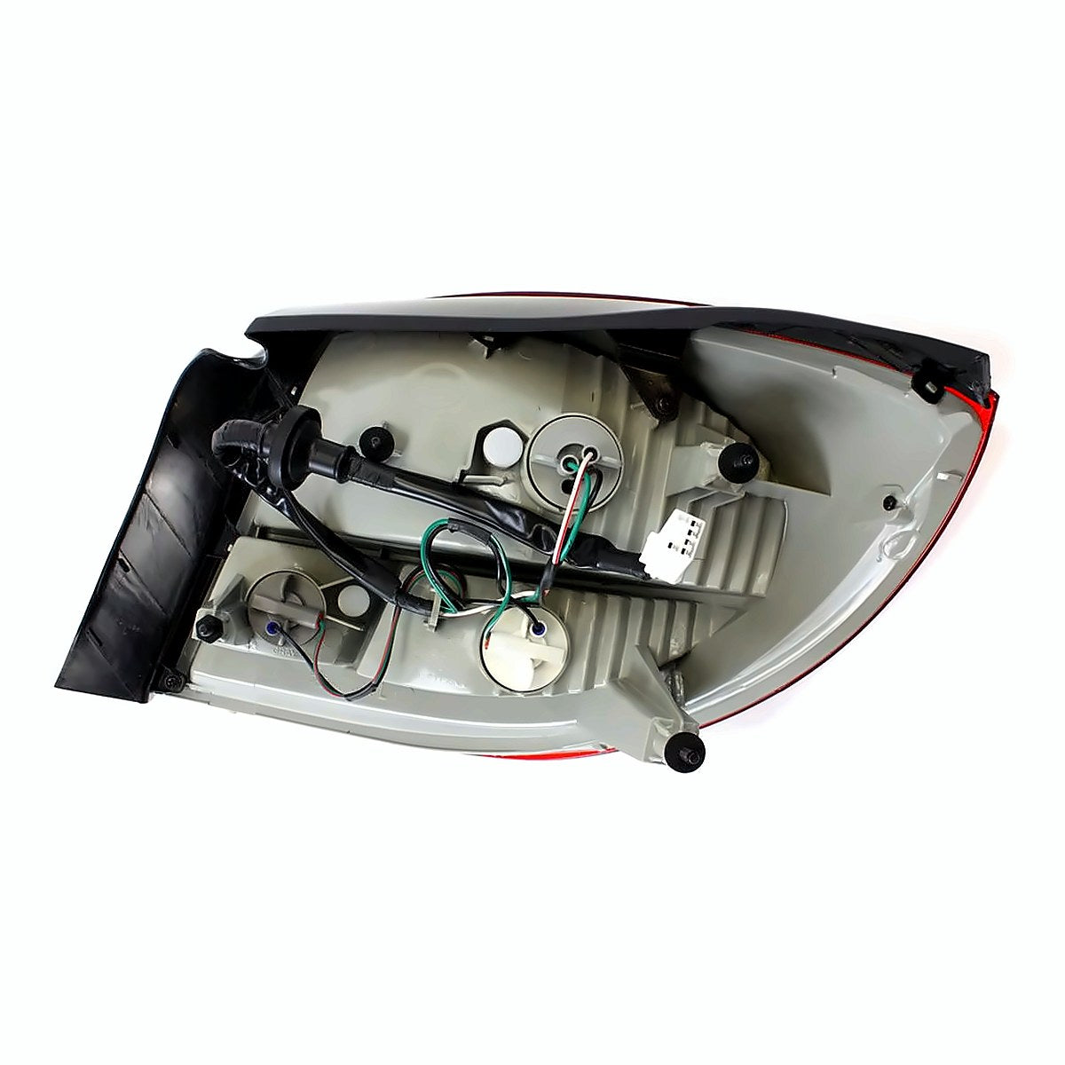 2003-2005 Kia Rio Sedan Tail Lamp, driver side, rear view, KI2800113