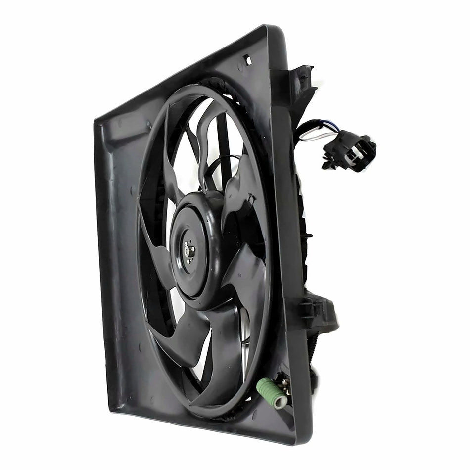 2005-2007 Kia Sportage Radiator Fan, left-side view, KI3115115