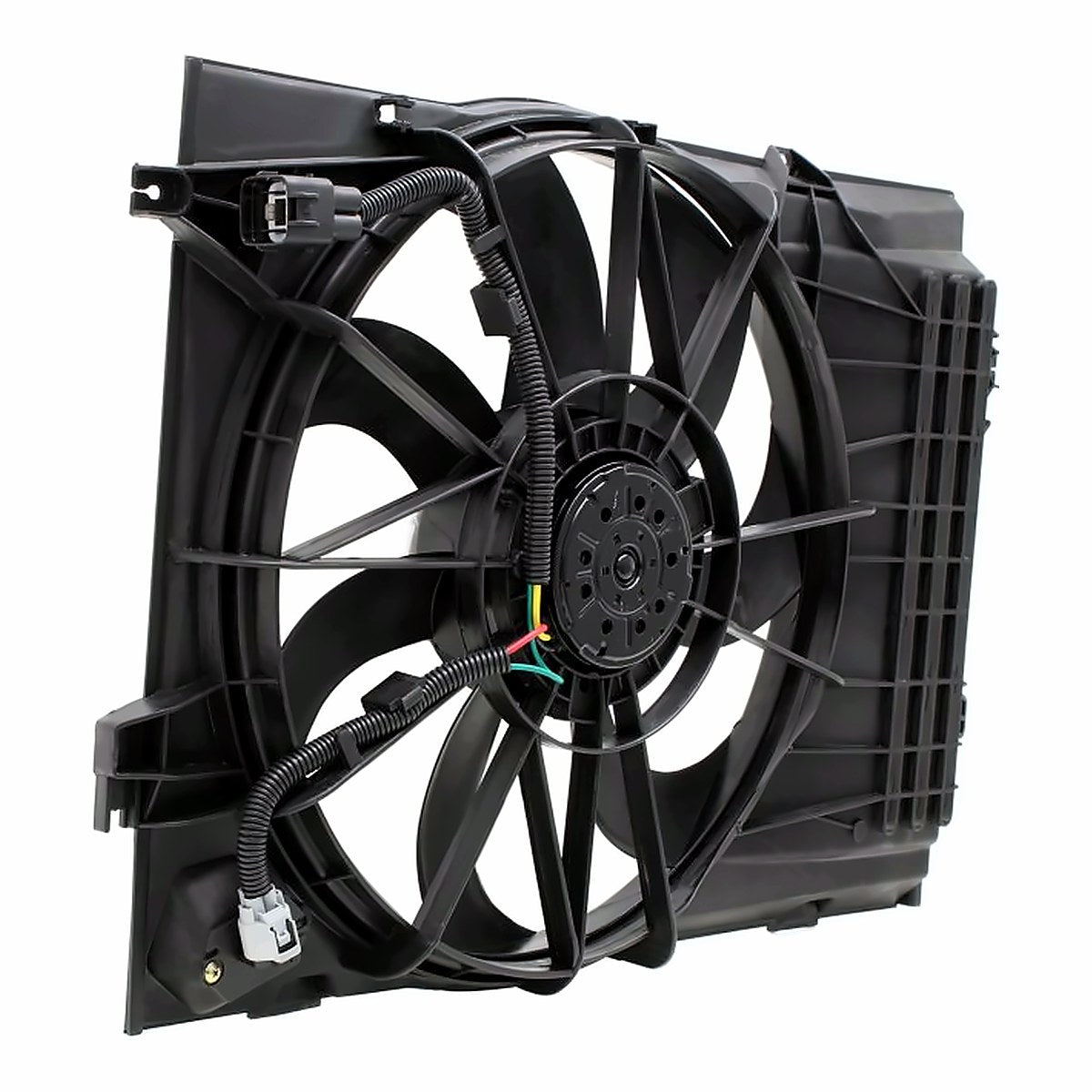 2005-2007 Kia Sportage Radiator Fan, left-side view, KI3115116