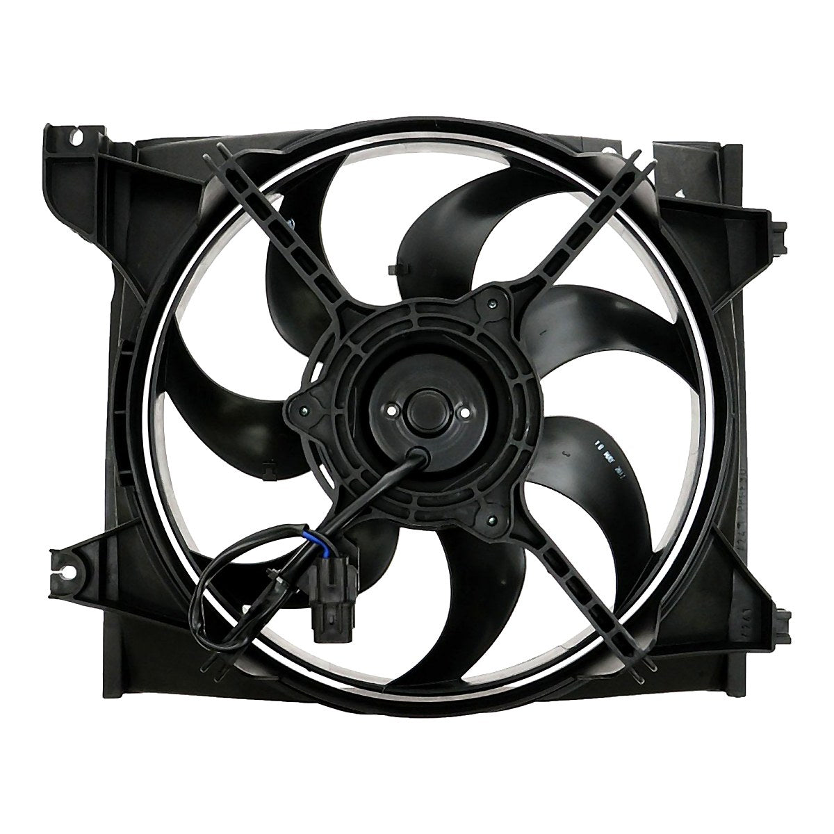 2006-2007 Kia Rio5 Cooling Fan, left-side view, KI3115118