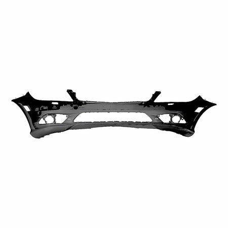 2008-2009 Mercedes C230 Bumper Front Primed With Washer/Amg - back view, Part MB1000295