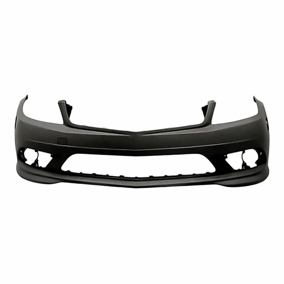 2008-2009 Mercedes C230 Bumper Front Primed Without Sensor - product view, Part MB1000296
