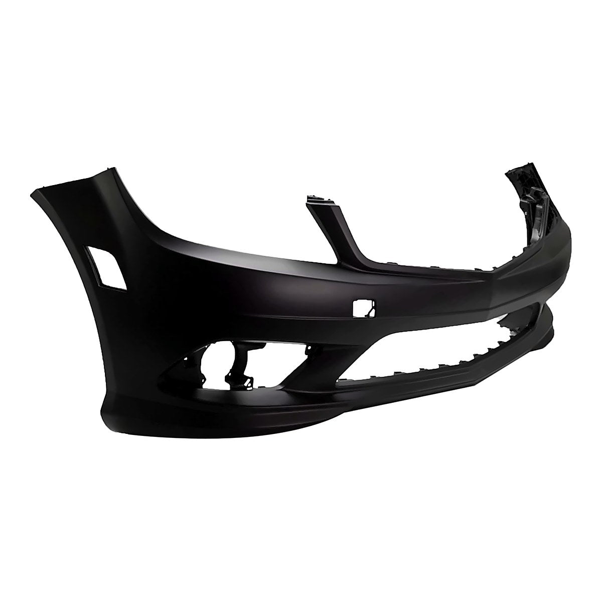 2008-2009 Mercedes C230 Bumper Front Primed Without Sensor - opposite side angle, Part MB1000296