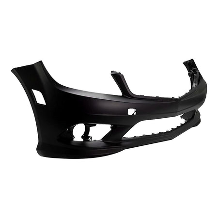 2008-2009 Mercedes C230 Bumper Front Primed Without Sensor - opposite side angle, Part MB1000296