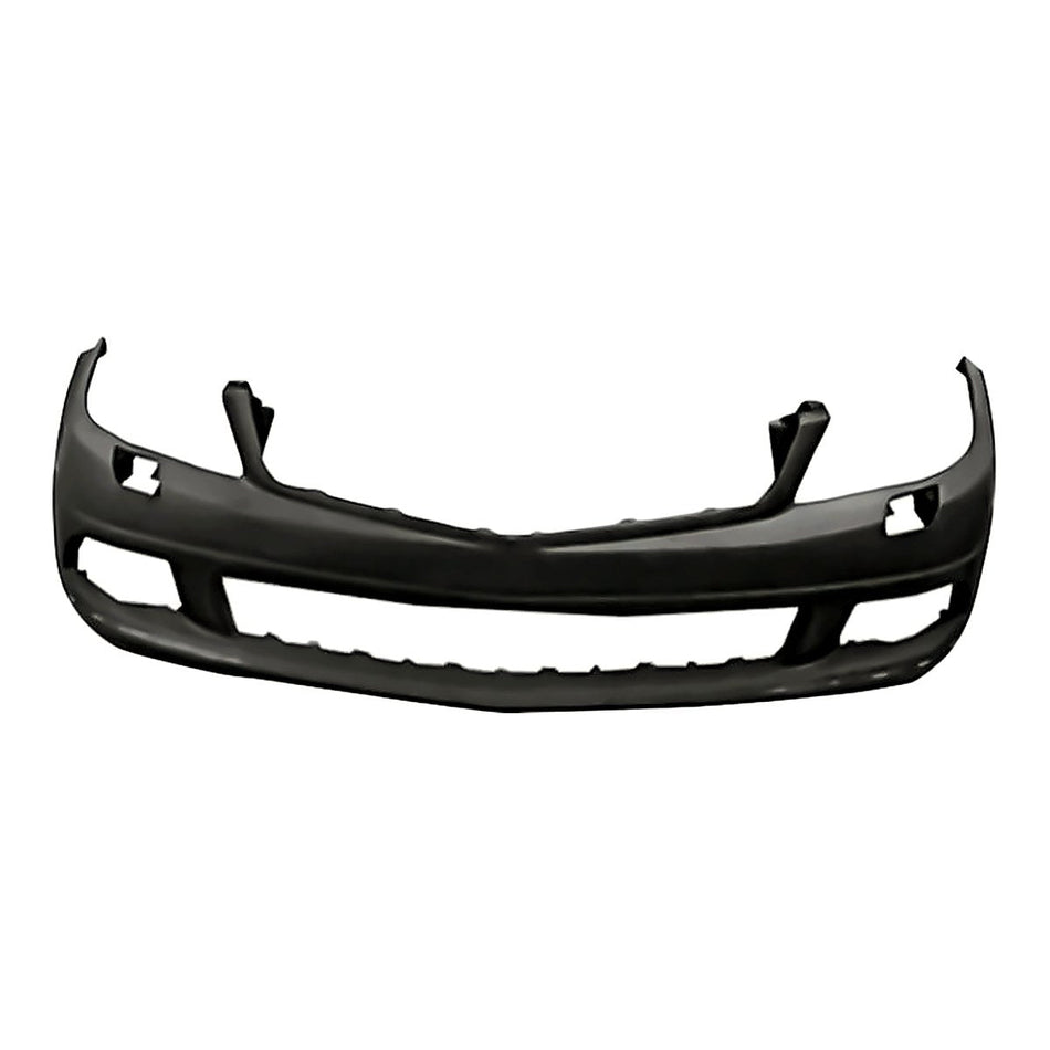 2008-2009 Mercedes C230 Bumper Front Primed Without Sensor - product view, Part MB1000297