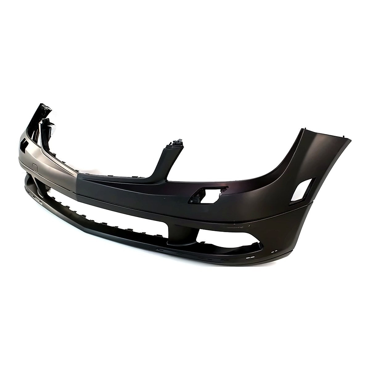 2008-2009 Mercedes C230 Bumper Front Primed Without Sensor - side angle, Part MB1000297