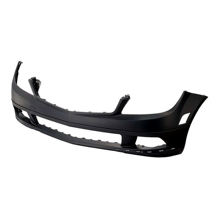 2008-2009 Mercedes C230 Bumper Front Primed Without Sensor - side angle, Part MB1000298
