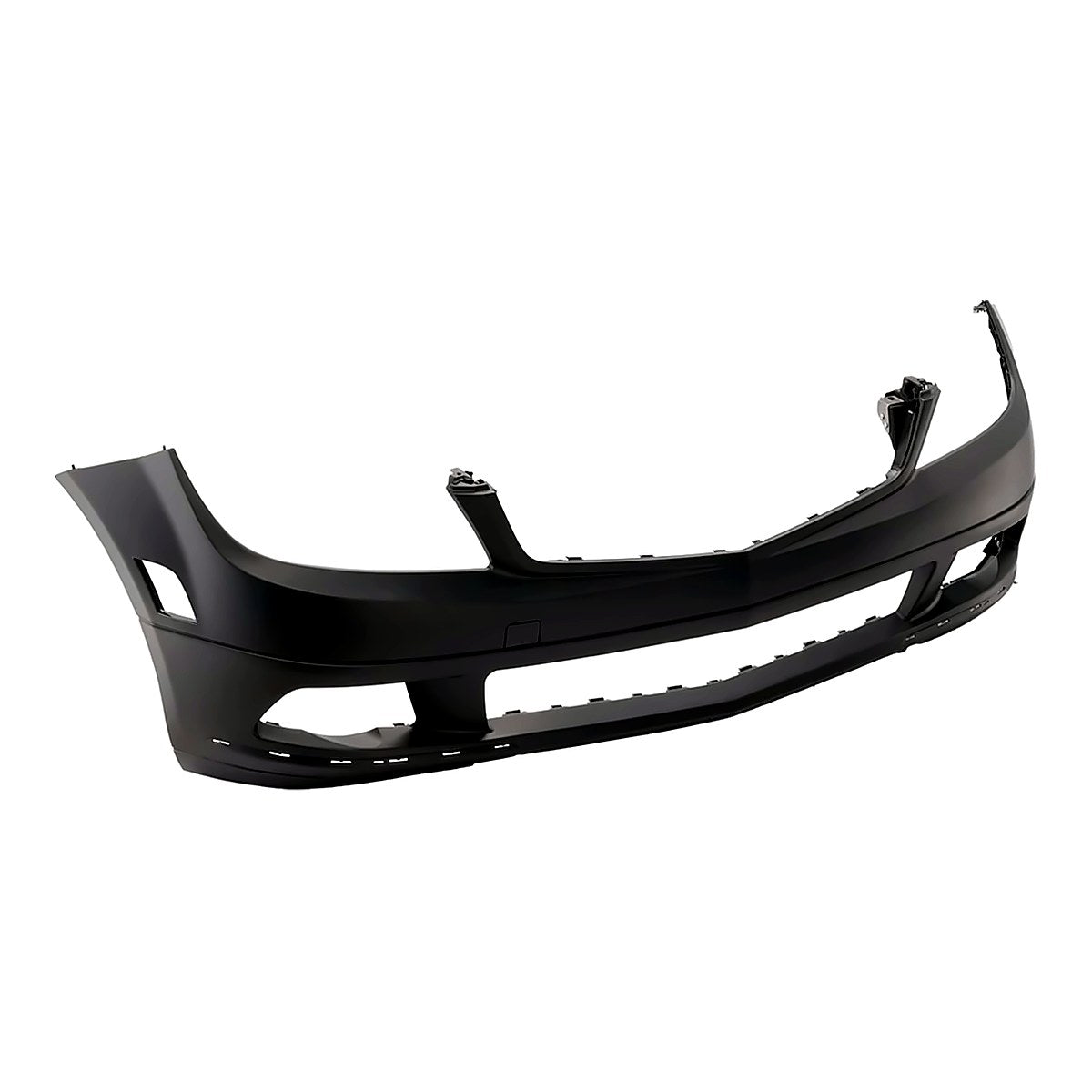 2008-2009 Mercedes C230 Bumper Front Primed Without Sensor - opposite side angle, Part MB1000298C