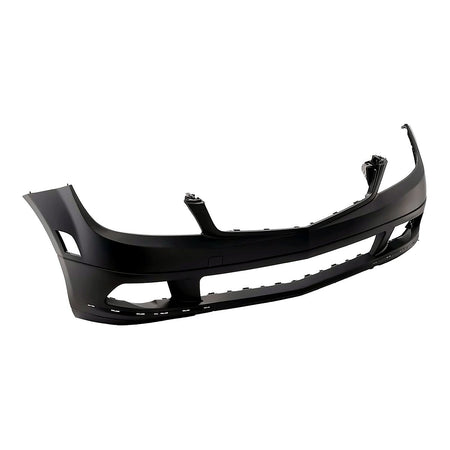 2008-2009 Mercedes C230 Bumper Front Primed Without Sensor - opposite side angle, Part MB1000298C