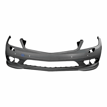 2008-2009 Mercedes C230 Bumper Front Primed With Washer/Amg - product view, Part MB1000343