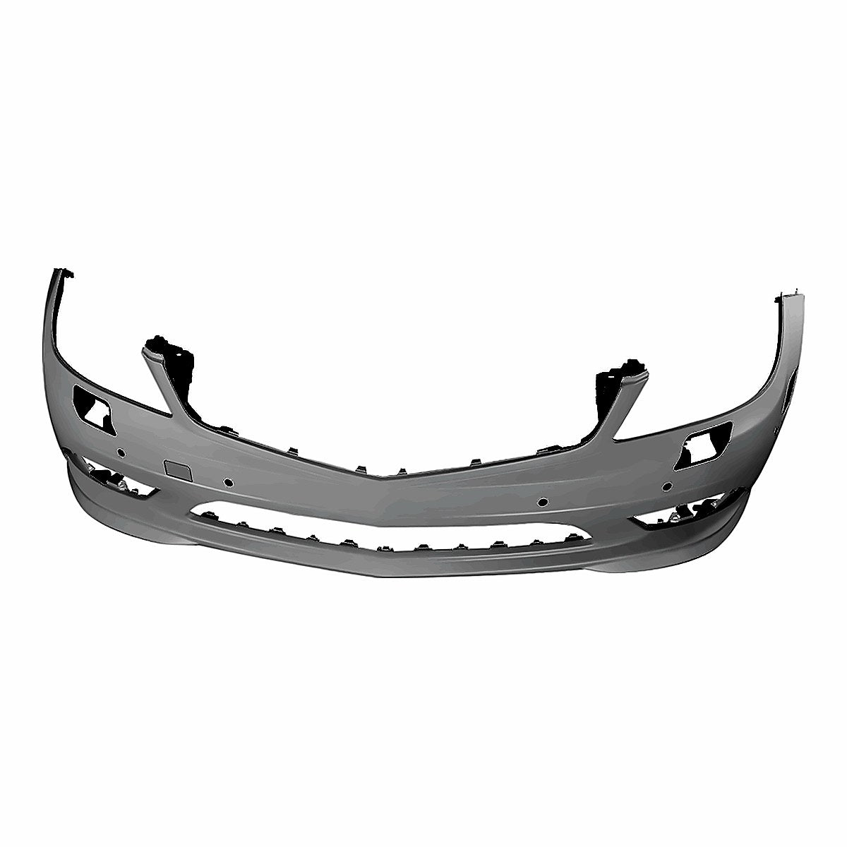 2008-2009 Mercedes C230 Bumper Front Primed With Washer/Amg - upper view, Part MB1000343