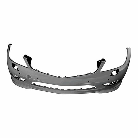 2008-2009 Mercedes C230 Bumper Front Primed With Washer/Amg - upper view, Part MB1000343