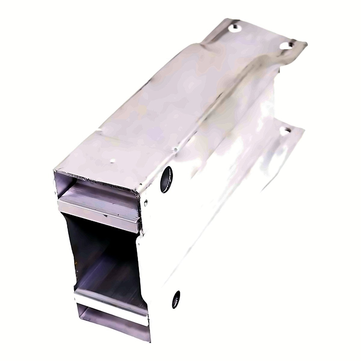 2008-2009 Mercedes C230 Rebar Bracket Front Driver Side Aluminum - side angle, Part MB1072101