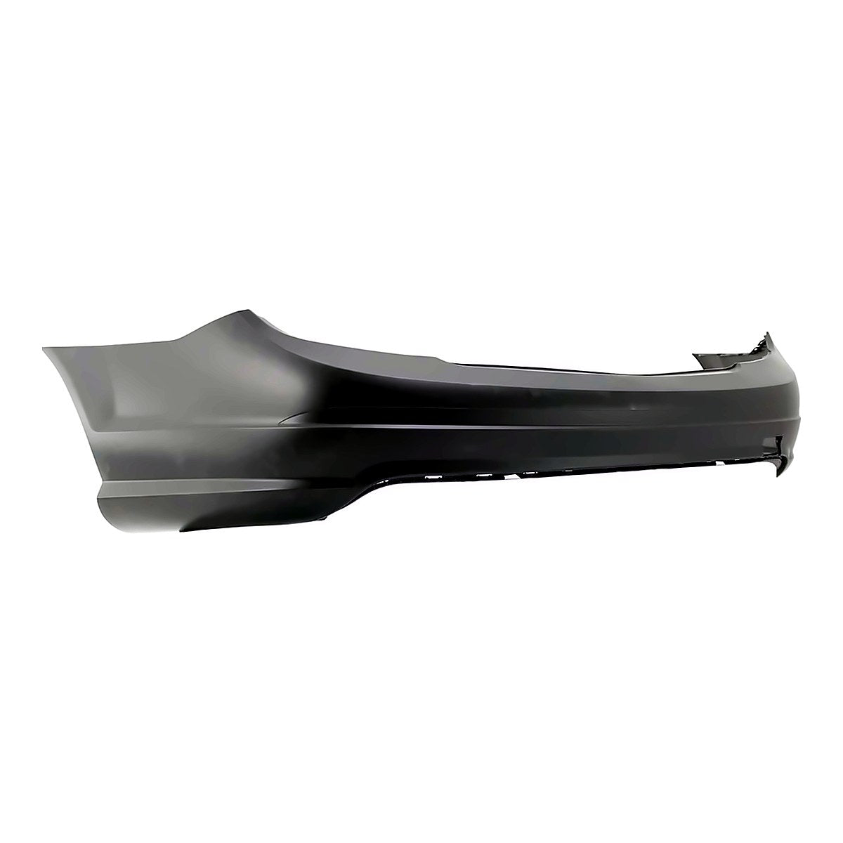 2008-2009 Mercedes C230 Bumper Rear Primed Without Sensor With Amg Sport Pkg - side angle, Part MB1100276