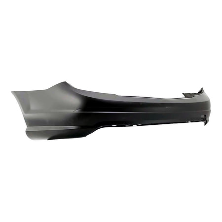 2008-2009 Mercedes C230 Bumper Rear Primed Without Sensor With Amg Sport Pkg - side angle, Part MB1100276