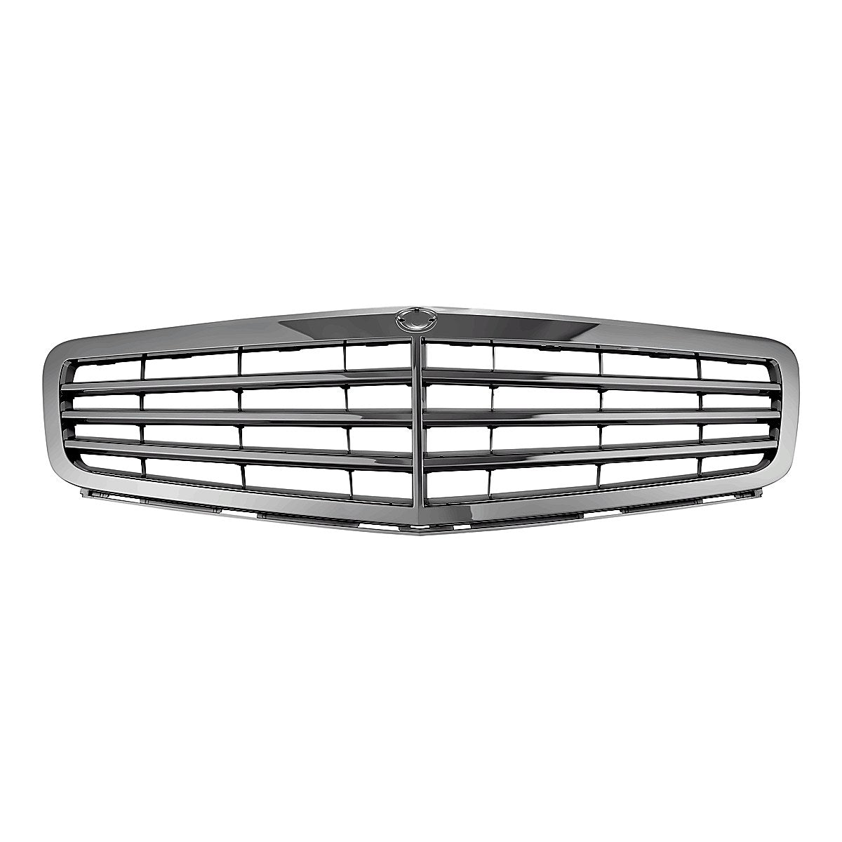 2008-2009 Mercedes C230 Grille Chrome Gray Without Amg Pkg With Elegance Pkg - product view, Part MB1200145