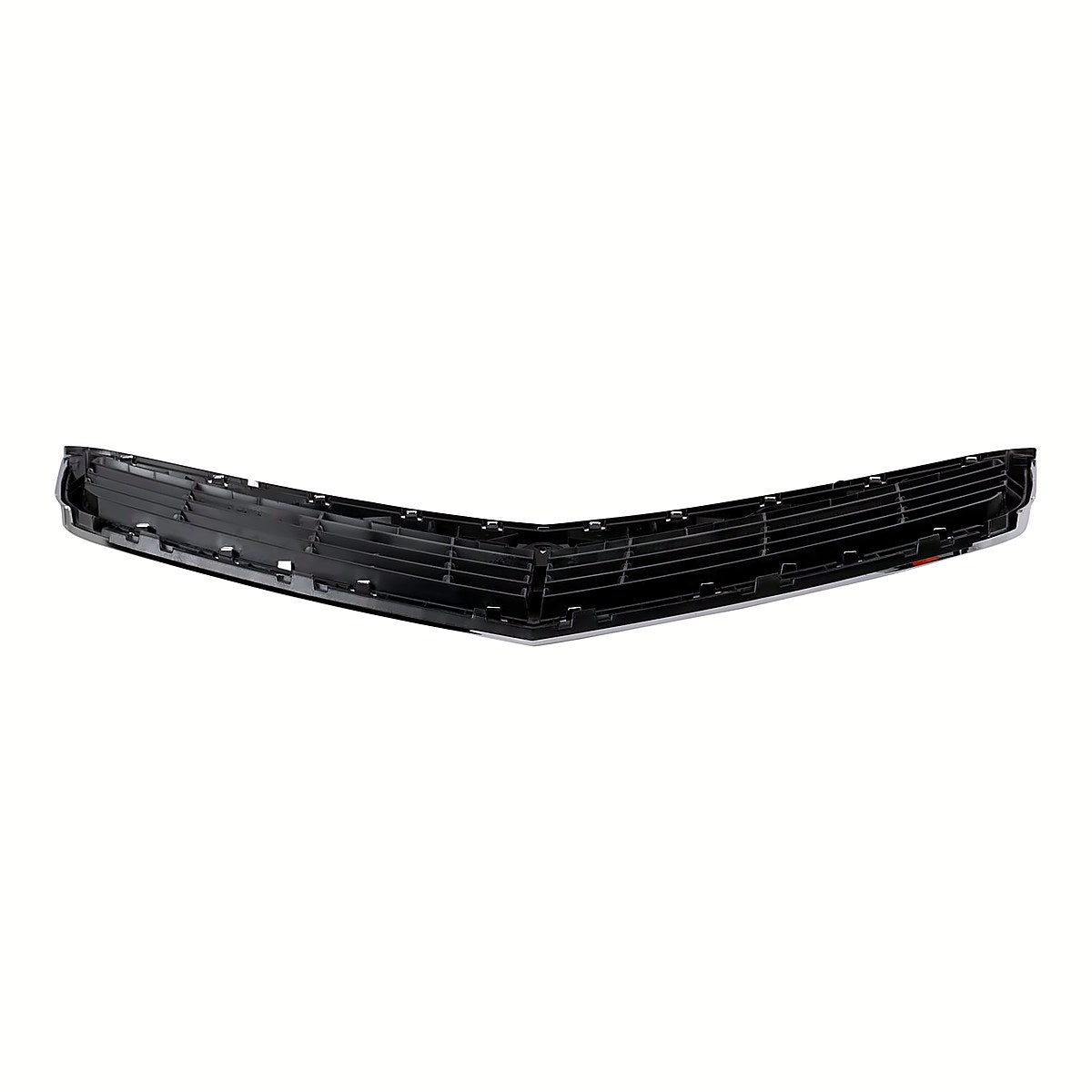 2008-2009 Mercedes C230 Grille Chrome Gray Without Amg Pkg With Elegance Pkg - upper view, Part MB1200145