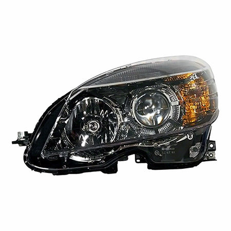 2008-2009 Mercedes C230 Head Lamp Driver Side Halogen Black Housing - product view, Part MB2502185