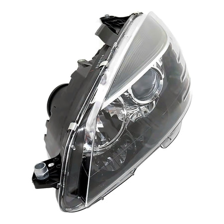 2008-2009 Mercedes C230 Head Lamp Driver Side Halogen Black Housing - opposite side angle, Part MB2502185